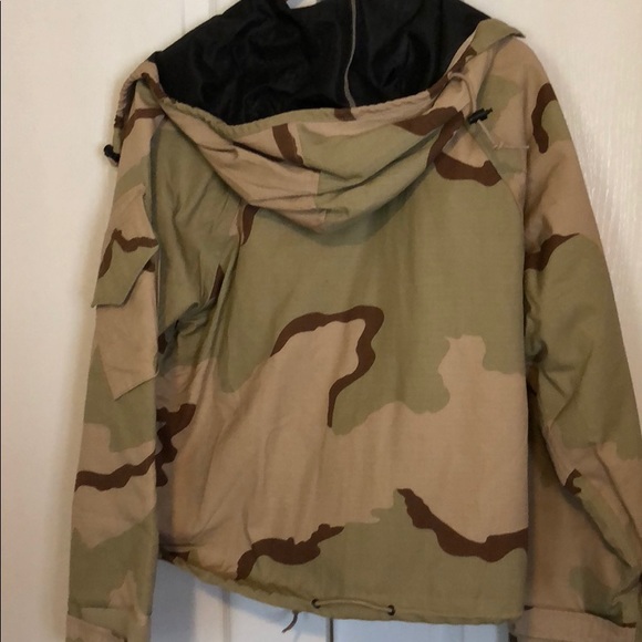 Chemical protection camouflage hooded jacket - Picture 2 of 5